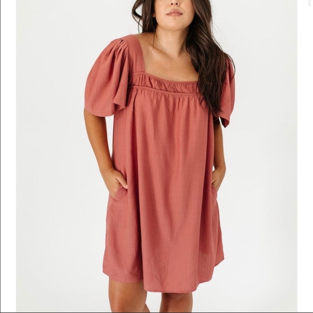 NWT square neck dress